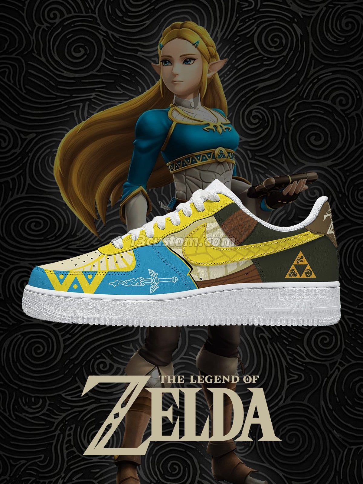 Princess Zelda V.3 Custom Sneakers