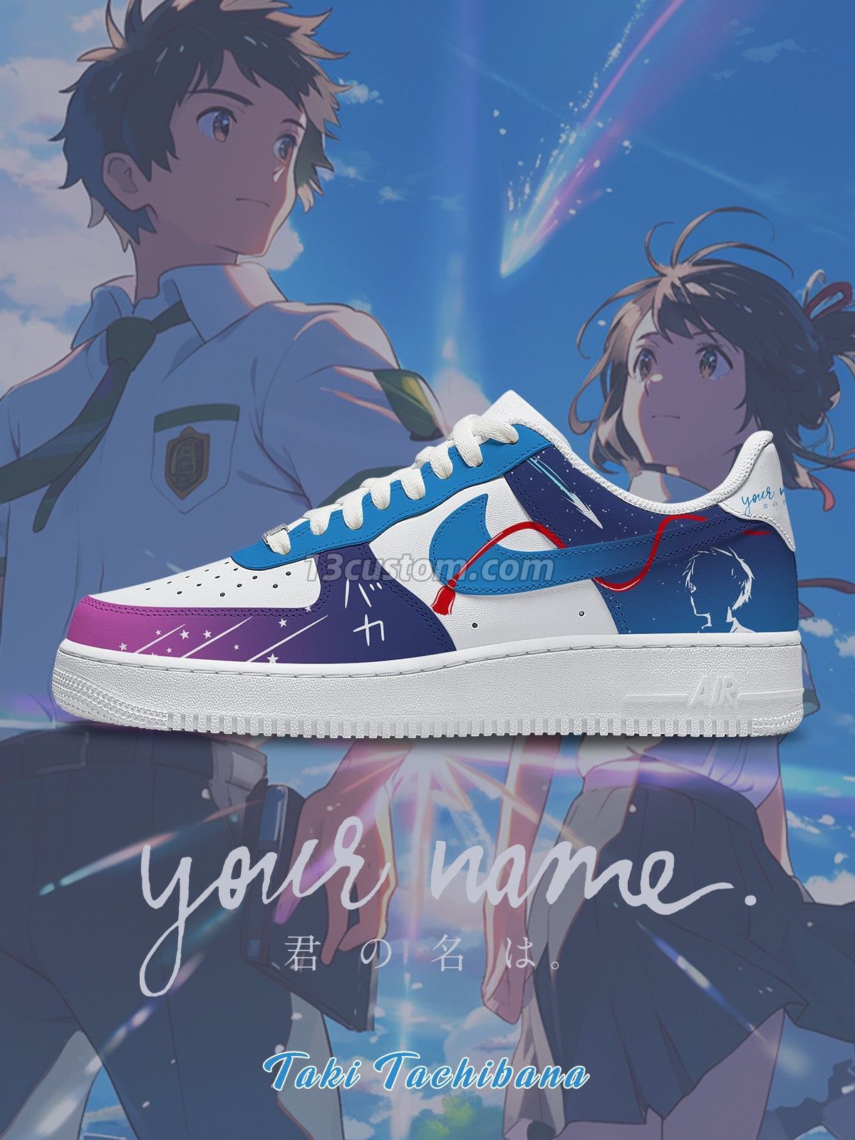 Taki Tachibana V.1 Custom Sneakers